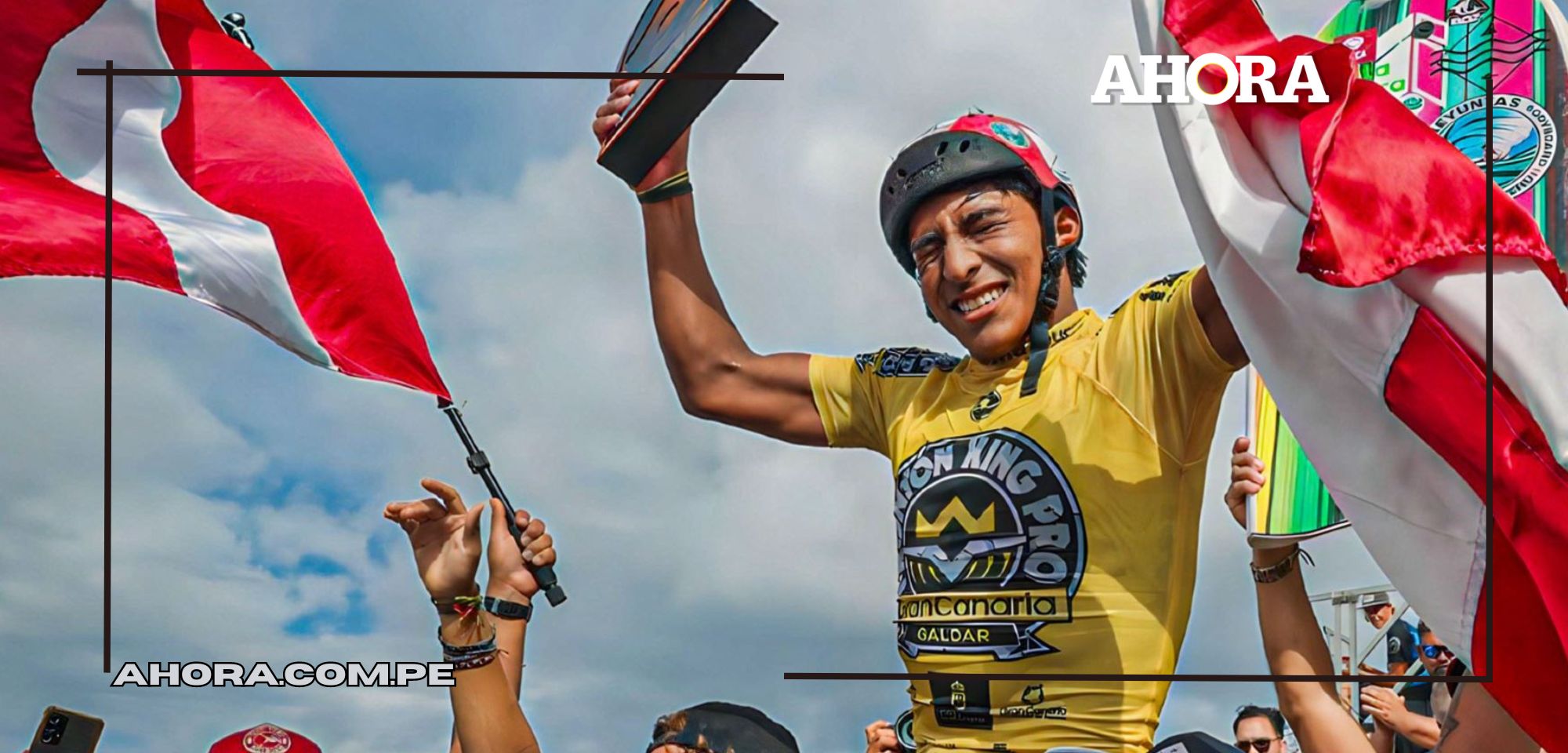 Peruano Maycol Yancce se coronó campeón mundial de bodyboard en España