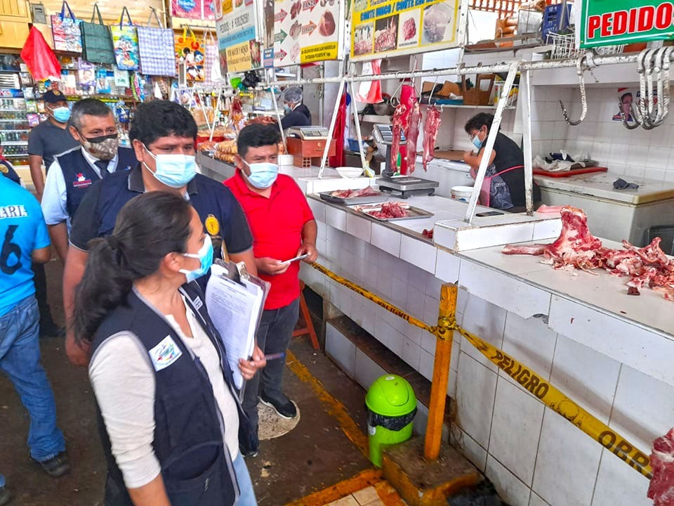 Cierran Mercado Modelo de Huánuco por incumplimiento de protocolo sanitario
