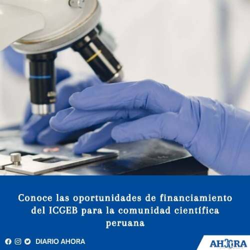 Conoce las oportunidades de financiamiento del ICGEB para la comunidad científica peruana