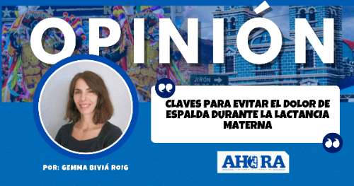 Claves para evitar el dolor de espalda durante la lactancia materna