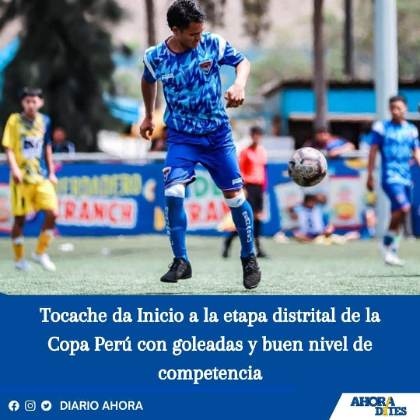 Tocache da Inicio a la etapa distrital de la Copa Perú con goleadas y buen nivel de competencia