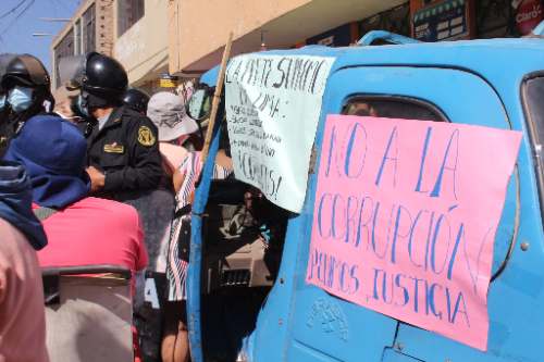 Policías y judiciales intentaron desalojar a familia de escasos recursos