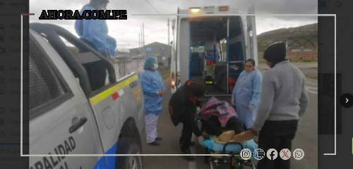 Dos heridos en despiste de motocicleta en carretera Huayllay