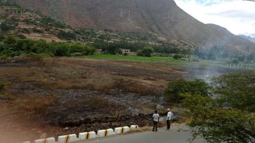 Pobladores de Churubamba y Huachog exigen culminar obra de asfaltado abandonada hace 5 años