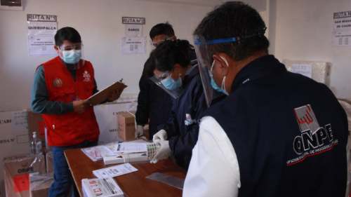 ODPE Yarowilca verifica material de sufragio para segunda vuelta electoral