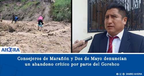 Consejero de Dos de Mayo denuncia abandono y exige maquinaria para vías colapsadas