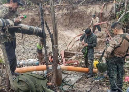 Realizan operativo contra la minería informal en la Reserva Comunal El Sira