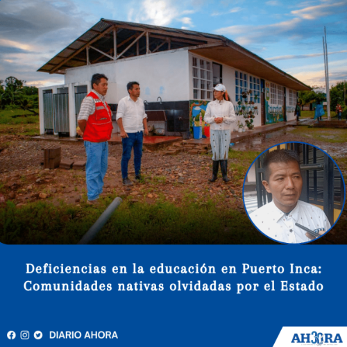 Deficiencias en la educación en Puerto Inca: Comunidades nativas olvidadas por el Estado