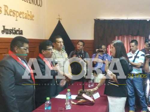 Juramentó nueva prefecta de Hco.