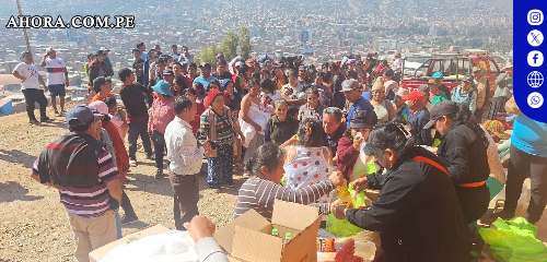 Enrique Pulgar inicia construcción de pista en AA.HH. Vista Alegre y celebra Fiestas Patrias en Chinchao
