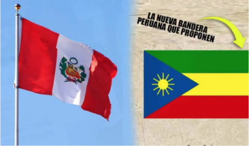 Critican a Perú Libre por avalar propuesta para modificar bandera del Perú