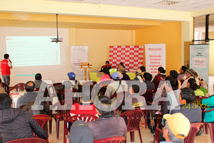 Huacaybamba Fortalecen control social y gubernamental en Huánuco