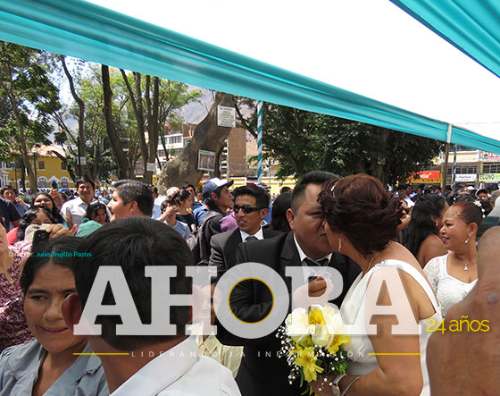 36 parejas se dieron el sí en matrimonio civil comunitario
