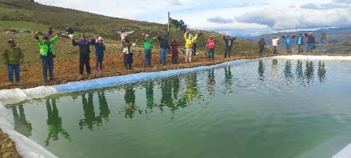 Lauricocha contará con más reservorios artesanales de riego tecnificado