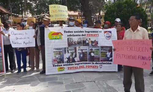 Fonavistas exigen devolución total de sus aportes