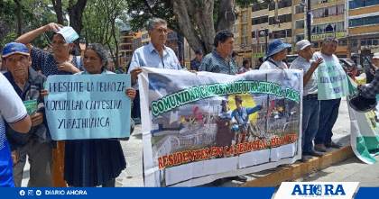 Con plantón, vecinos apoyaron a alcaldesa de La Esperanza