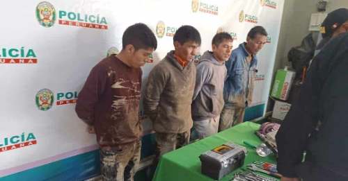 <strong>Desbaratan banda “Los Dinámicos del Centro” que robaban autopartes de maquinarias </strong>