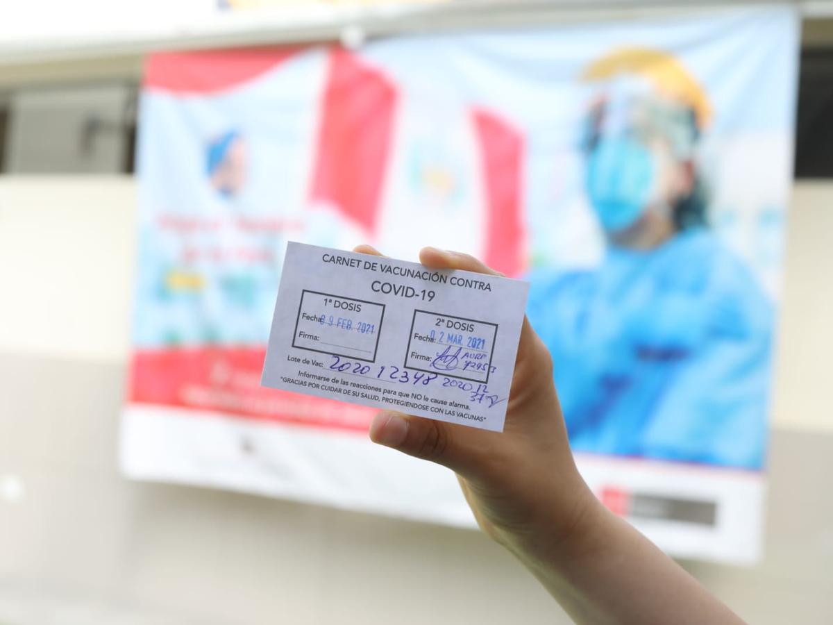 Proponen ordenanza regional para exigir carnet de vacunación en establecimientos
