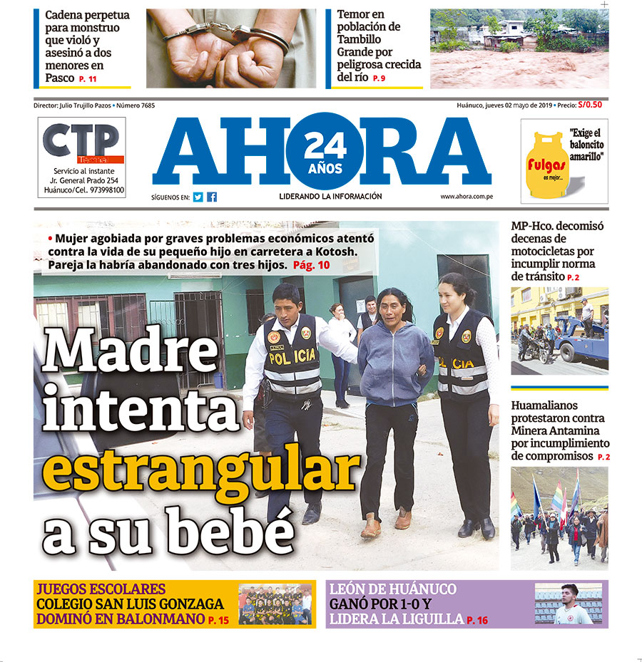 Edición digital Diario Ahora 02-05-19