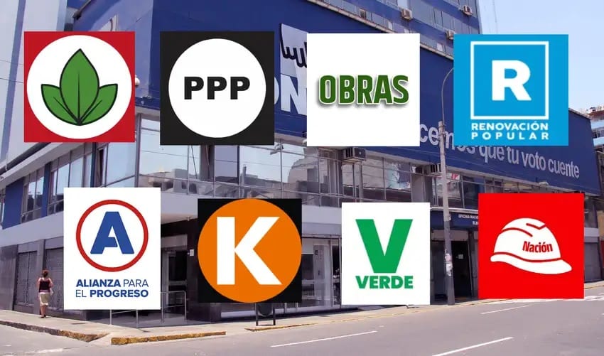 Elecciones 12A: ONPE define orden oficial de 38 partidos en la cédula de sufragio