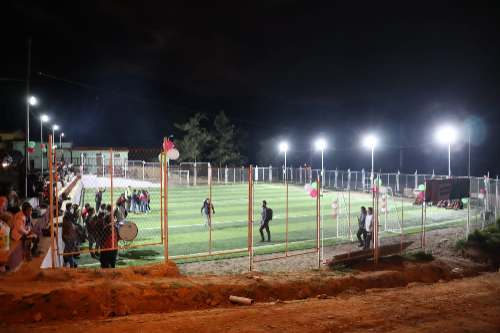 Inauguran grass sintético en Malconga