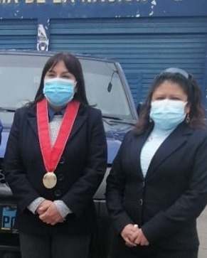 Presidenta de la junta de fiscales en cura de silencio