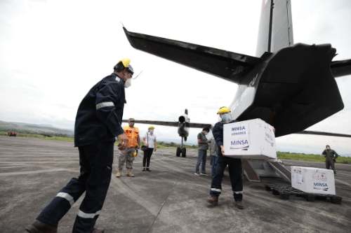 Fuerzas Armadas están listas para apoyar traslado del segundo lote de vacunas