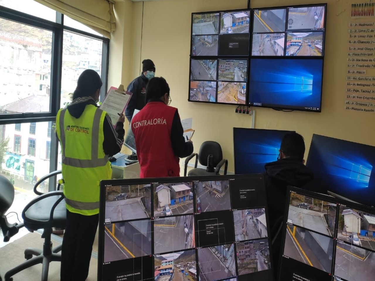 Cámaras de videovigilancia no funcionan en Pasco