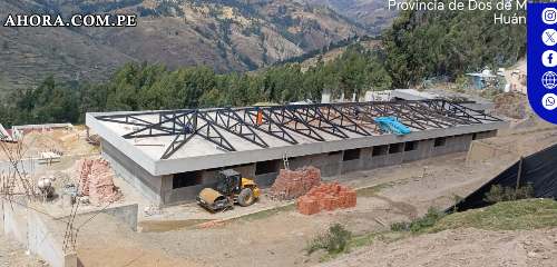 Avanza al 45% la construcción del Centro de Salud Pachas