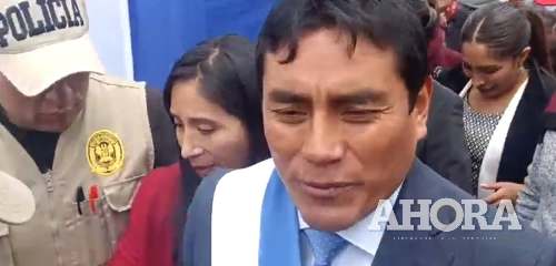 Luis Chombo Heredia juramentó como gobernador regional de Pasco