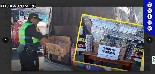 Operativo en carretera revela contrabando de cigarrillos en Tingo María