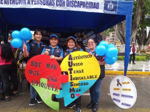 Huánuco realiza jornada por el Día Mundial de la Concientización sobre el Autismo