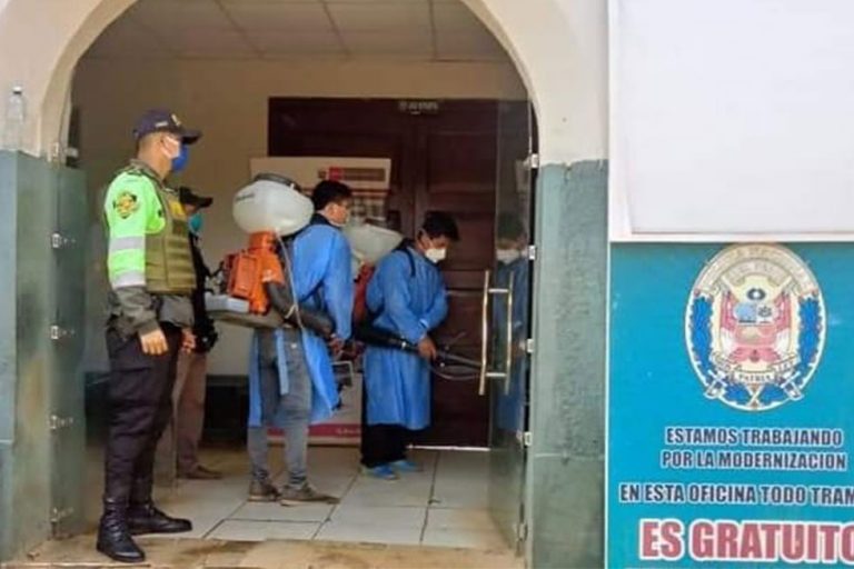Cierran comisaría de Panao por contagio de tres policías del COVID-19