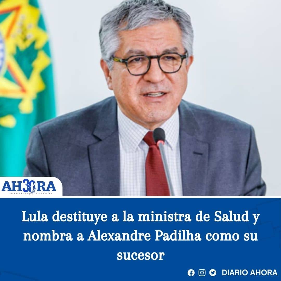 Lula destituye a la ministra de Salud y nombra a Alexandre Padilha como su sucesor