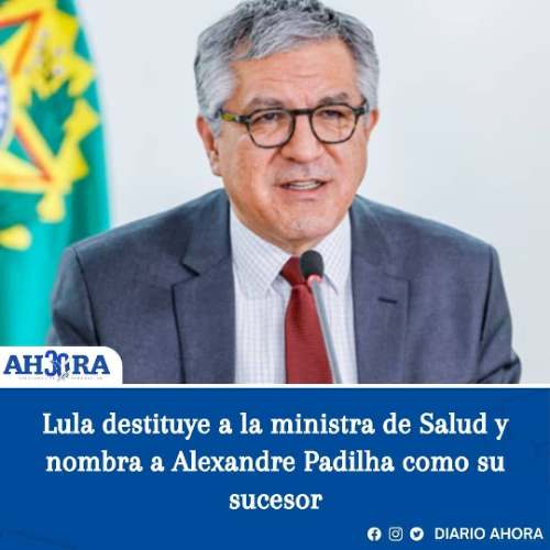 Lula destituye a la ministra de Salud y nombra a Alexandre Padilha como su sucesor