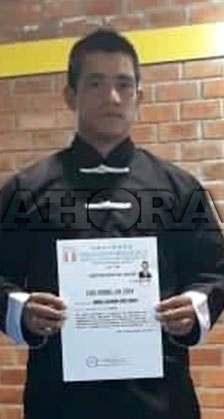 Huanuqueño asciende a máximo grado de kung fu