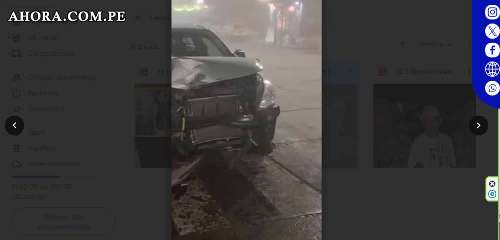 Choque en Chaupimarca deja considerables daños materiales