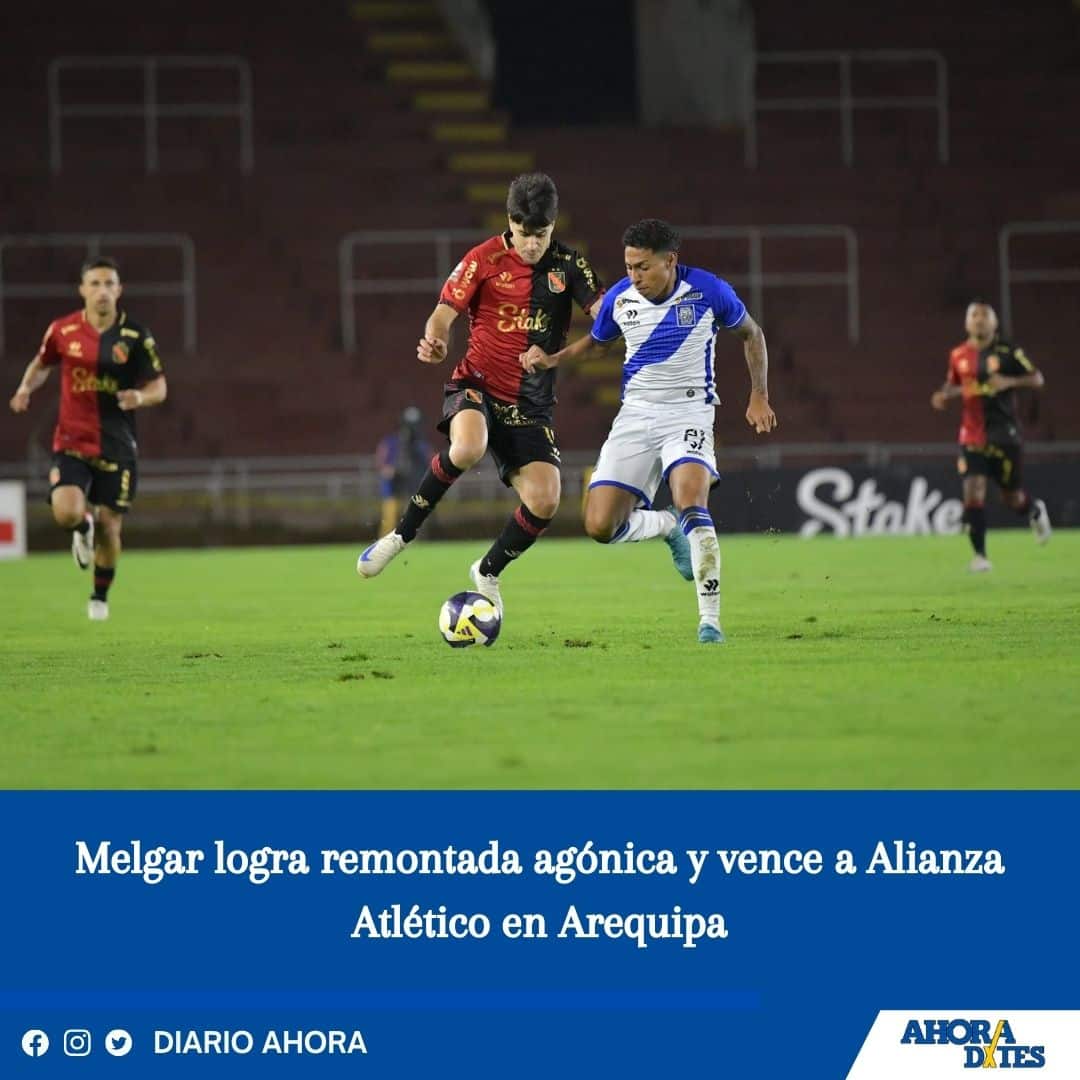 Melgar logra remontada agónica y vence a Alianza Atlético en Arequipa
