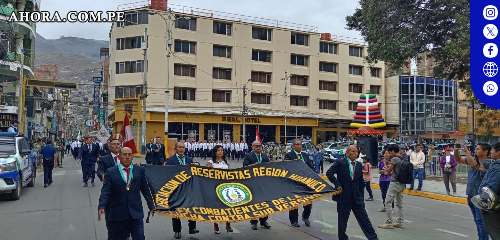 Asociación de Reservistas de Huánuco exigen reconocimiento y apoyo en su octavo aniversario