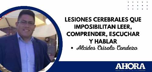 LESIONES CEREBRALES QUE IMPOSIBILITAN LEER, COMPRENDER, ESCUCHAR Y HABLAR
