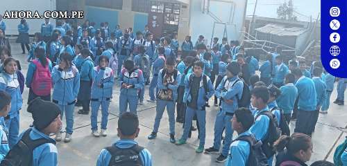 Simulacro de sismo 8.8 sacude escuela en Chavinillo