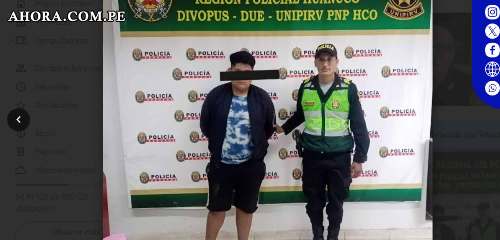 Joven detenido por intento de hurto de motocar en Huánuco