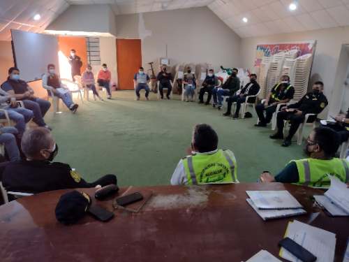 Autoridades de Amarilis se reunieron con dueños de locales para abordar el tema del cumplimiento del protocolo sanitario