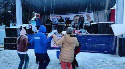Intensas granizadas y nevadas no impidieron actividades proselitistas