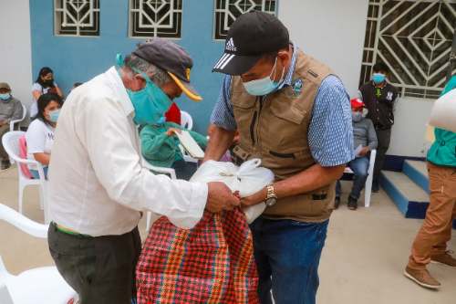 Población vulnerable de Huánuco recibe más de 50 toneladas de víveres