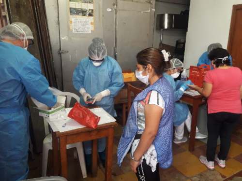 Aplicarán pruebas rápidas a obreros de limpieza y comerciantes de Amarilis