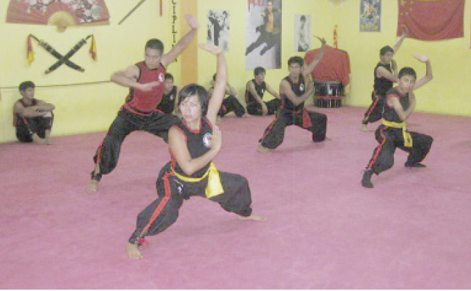 Campeonato de kung fu en Lima