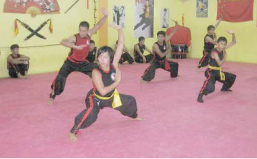 Campeonato de kung fu en Lima