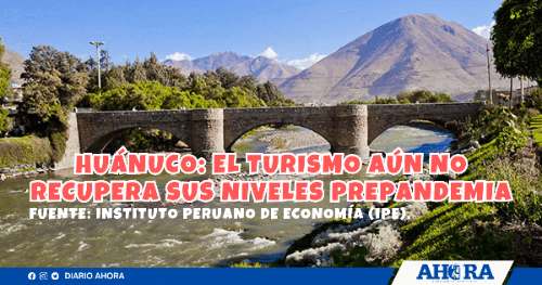 Huánuco: El turismo aún no recupera sus niveles prepandemia