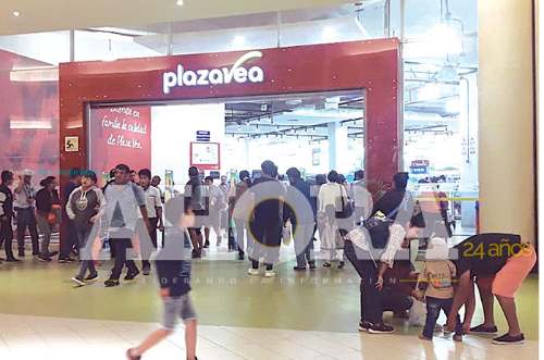 Mujer que pretendía hurtar productos de Plaza Vea fue liberada